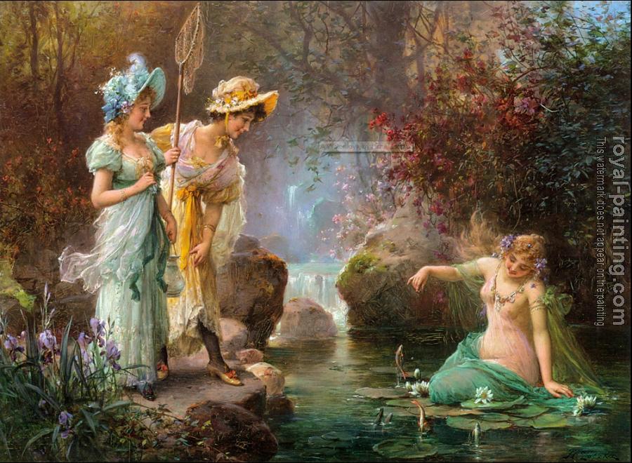 Hans Zatzka : A Water Idyll Hans Zatzka : A Water Idyll